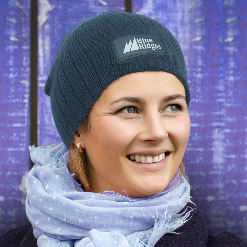 Trends 115656 Nebraska Cable Knit Beanie with Patch – Feature
