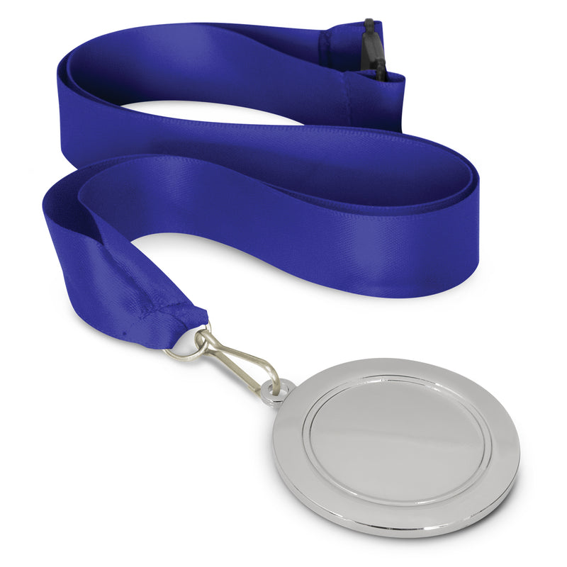 Trends 115692 Podium Medal - 65mm – Dark Blue/Silver