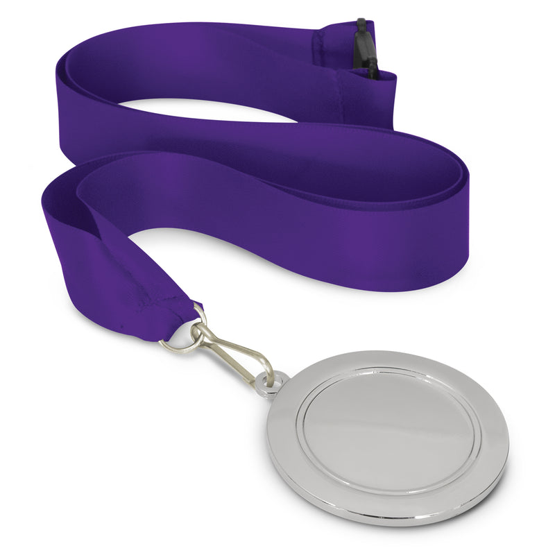 Trends 115692 Podium Medal - 65mm – Purple/Silver
