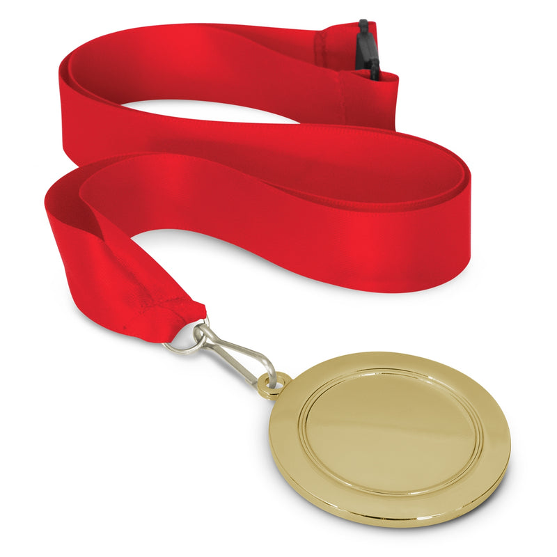 Trends 115692 Podium Medal - 65mm – Red/Gold