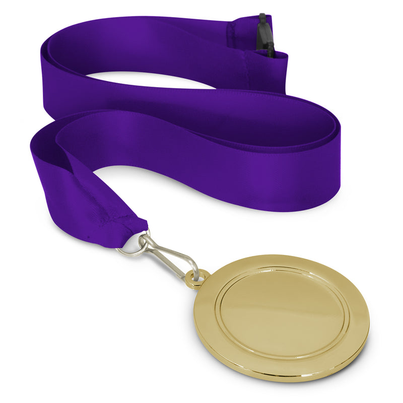 Trends 115692 Podium Medal - 65mm – Purple/Gold
