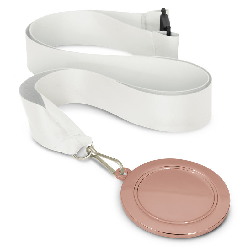 Trends 115692 Podium Medal - 65mm – White/Bronze