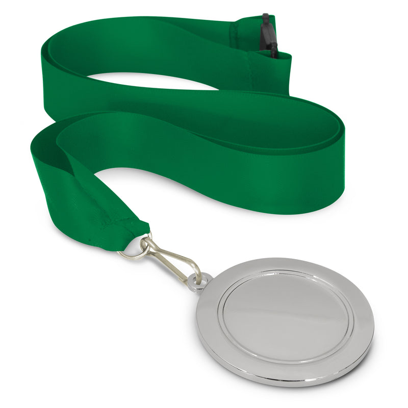 Trends 115692 Podium Medal - 65mm – Dark Green/Silver