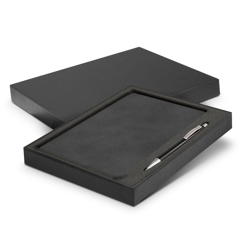 Trends 116690 Demio Notebook and Pen Gift Set – Black