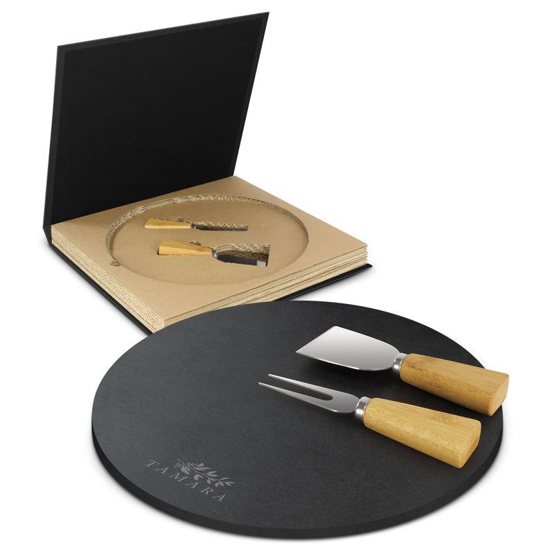 Trends 116729 Ashford Slate Cheese Board Set