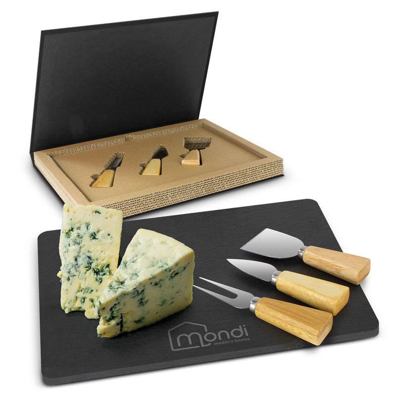Trends 116730 Montrose Slate Cheese Board Set