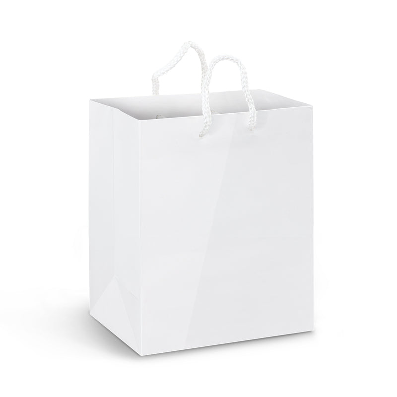 Trends 116936 Medium Laminated Paper Carry Bag - Full Colour – White
