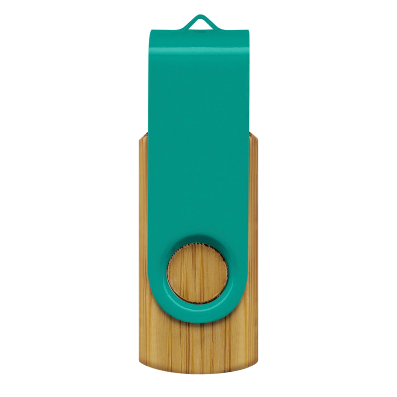 Trends 117042 Helix 4GB Bamboo Flash Drive – Teal