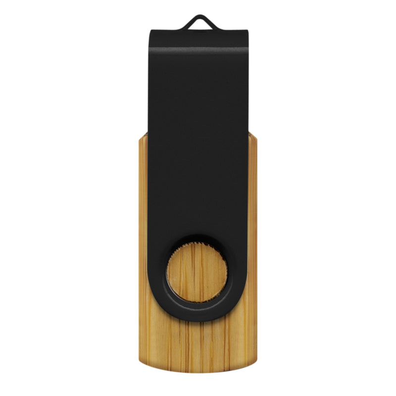 Trends 117042 Helix 4GB Bamboo Flash Drive – Black