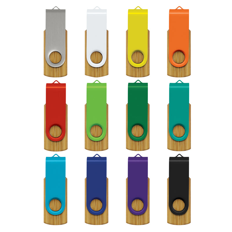Trends 117042 Helix 4GB Bamboo Flash Drive – Colour Range