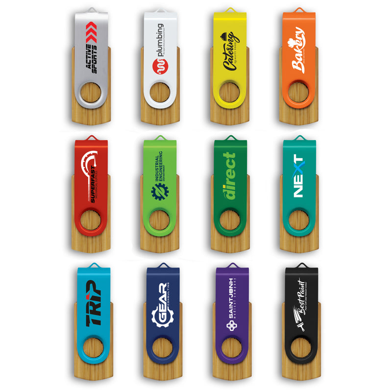 Trends 117042 Helix 4GB Bamboo Flash Drive – Feature