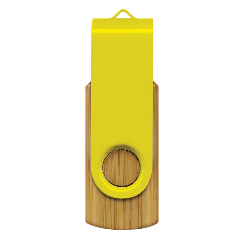 Trends 117042 Helix 4GB Bamboo Flash Drive – Yellow