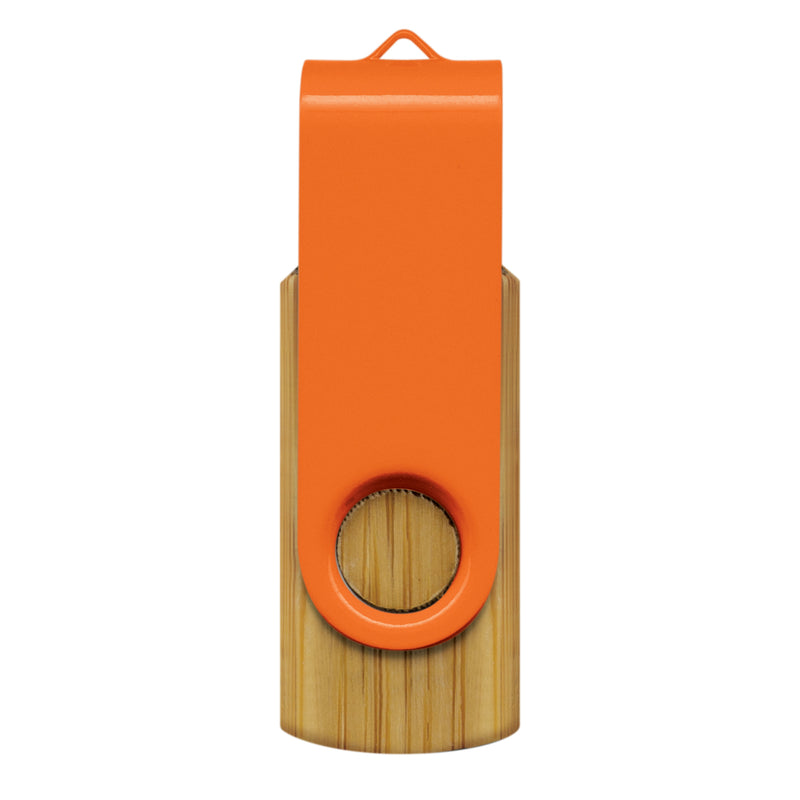 Trends 117042 Helix 4GB Bamboo Flash Drive – Orange