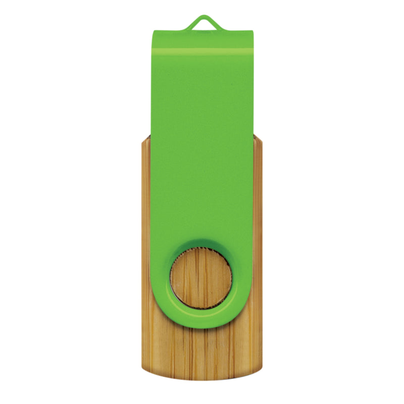 Trends 117042 Helix 4GB Bamboo Flash Drive – Bright Green