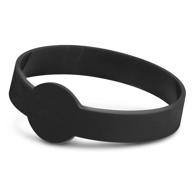 Trends 117055 Xtra Silicone Wrist Band - Debossed – Black
