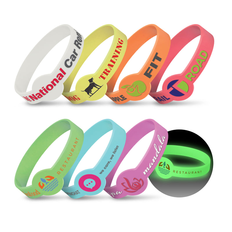 Trends 117057 Xtra Silicone Wrist Band - Glow in the Dark