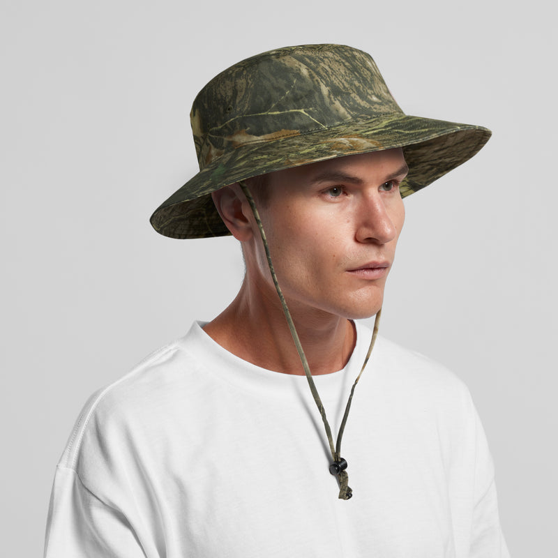 AS Colour 1172C Wide Brim Camo Bucket Hat