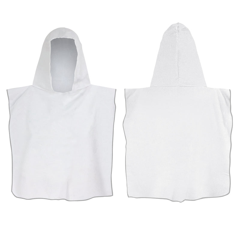 Trends 117465 Kids Hooded Towel – Grey Overlocking