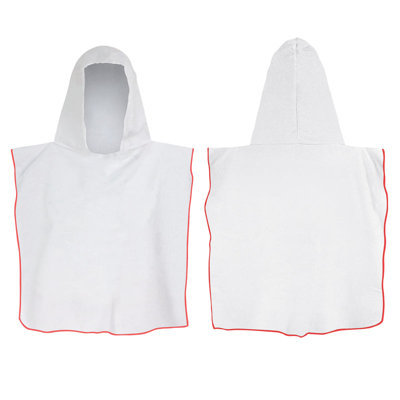 Trends 117465 Kids Hooded Towel – Red Overlocking