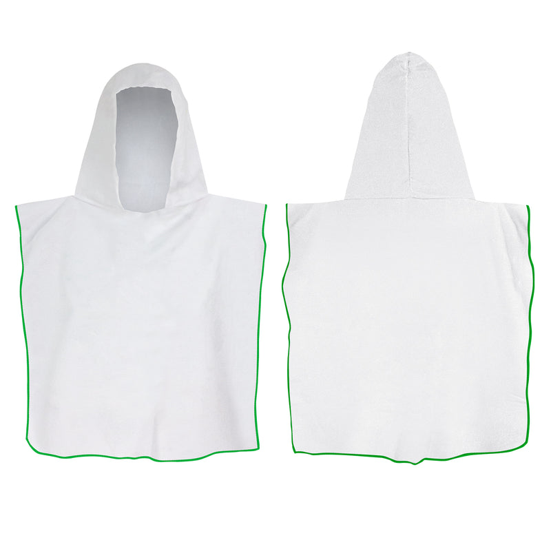 Trends 117465 Kids Hooded Towel – Green Overlocking