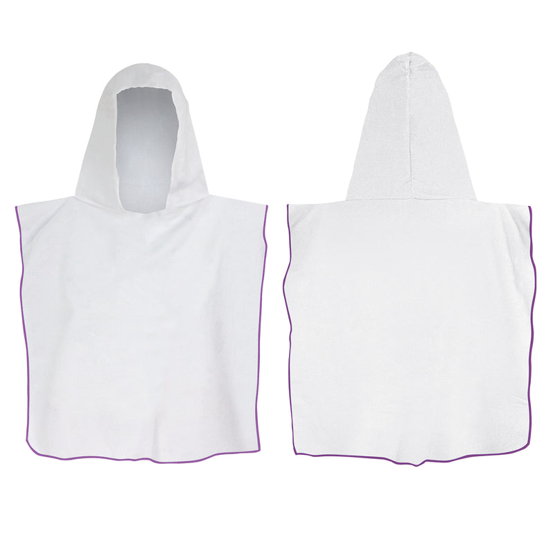 Trends 117465 Kids Hooded Towel – Purple Overlocking