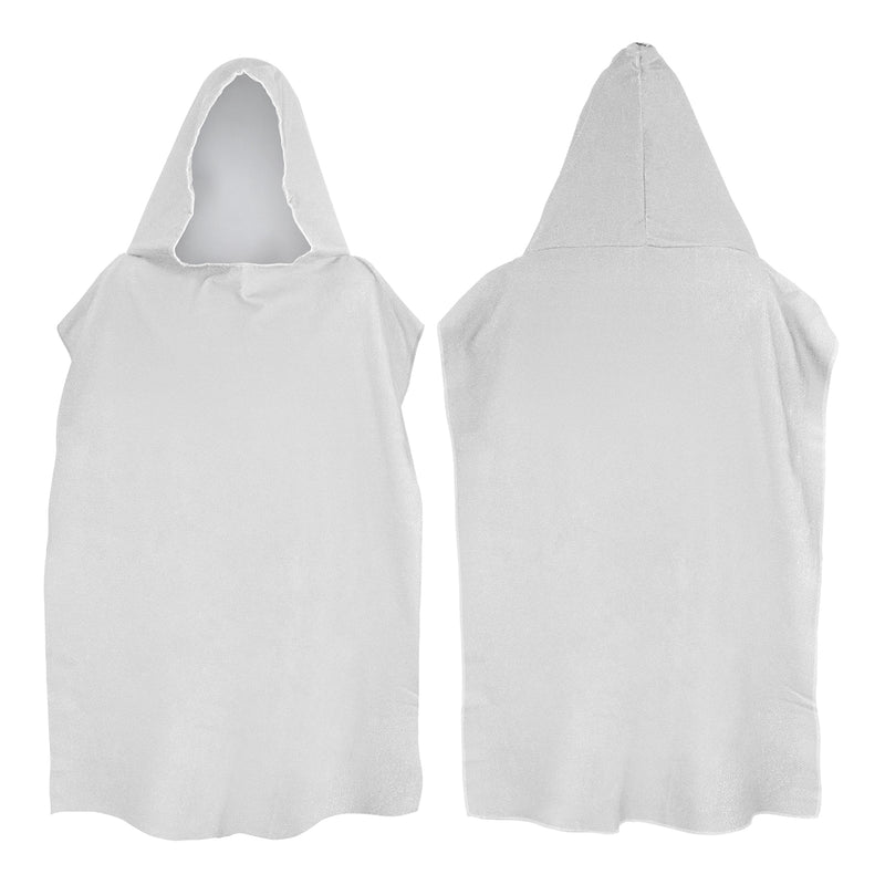 Trends 117466 Adult Hooded Towel – White Overlocking