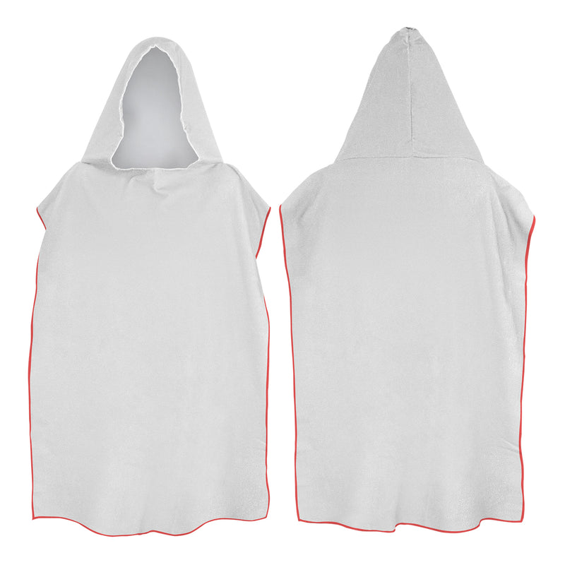 Trends 117466 Adult Hooded Towel – Red Overlocking