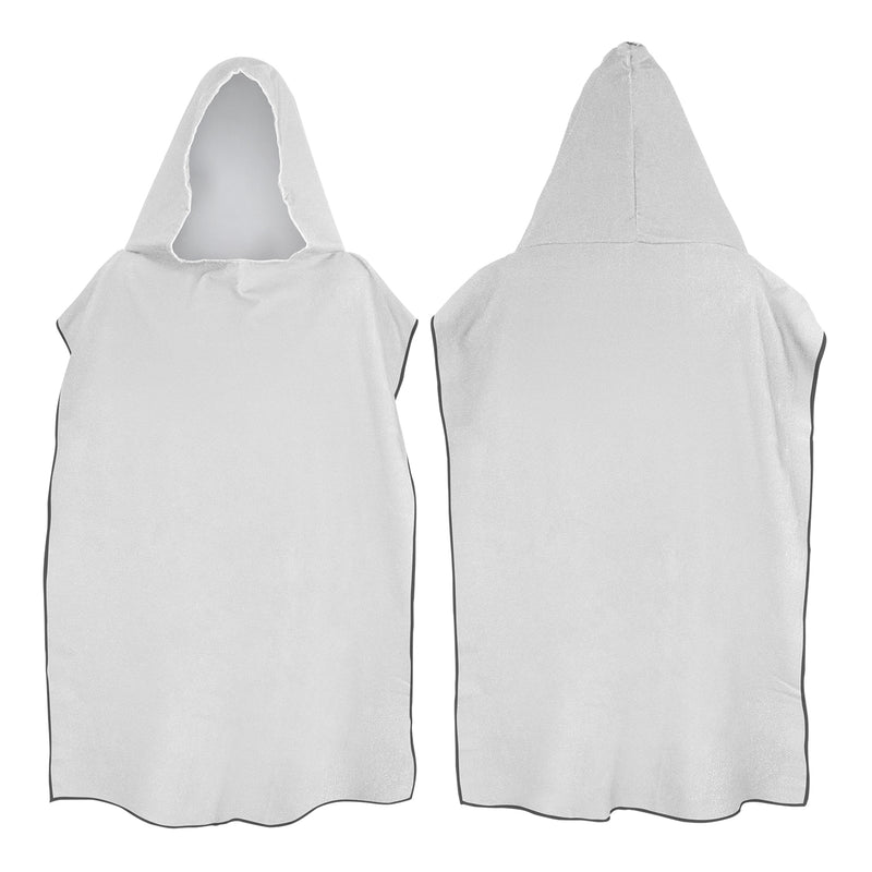 Trends 117466 Adult Hooded Towel – Black Overlocking