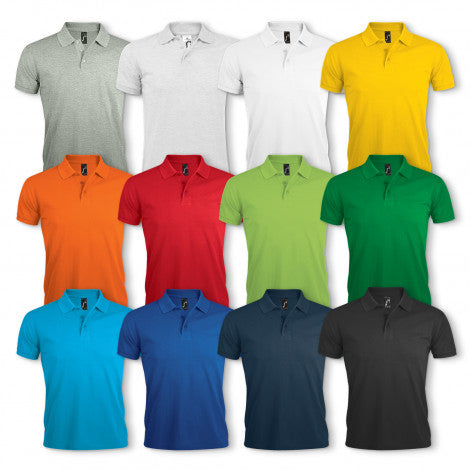 SOLS Prime Mens Polo Shirt (Including 1 colour screenprint)