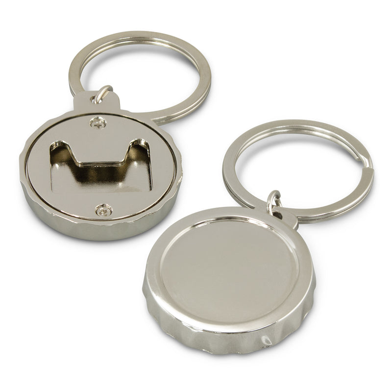 Trends 118493 Orleans Bottle Opener Key Ring – Silver