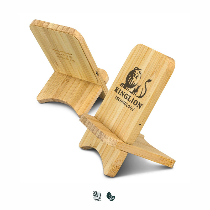 Trends 118495 Bamboo Wireless Charging Stand – Impact Aware