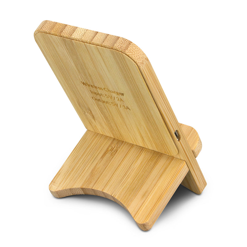 Trends 118495 Bamboo Wireless Charging Stand – Back