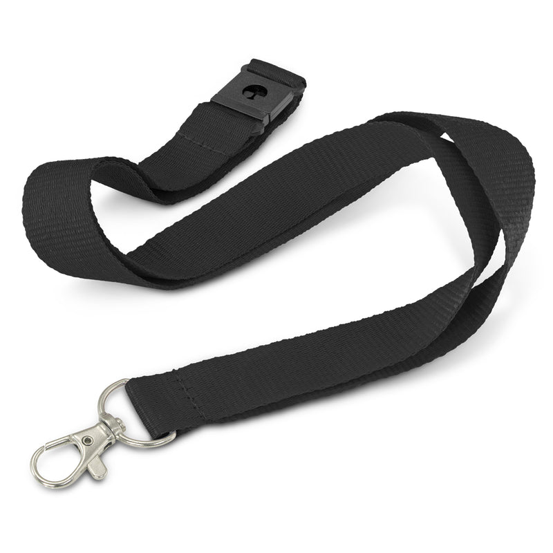 Trends 118533 Glow in the Dark Logo Lanyard – Black