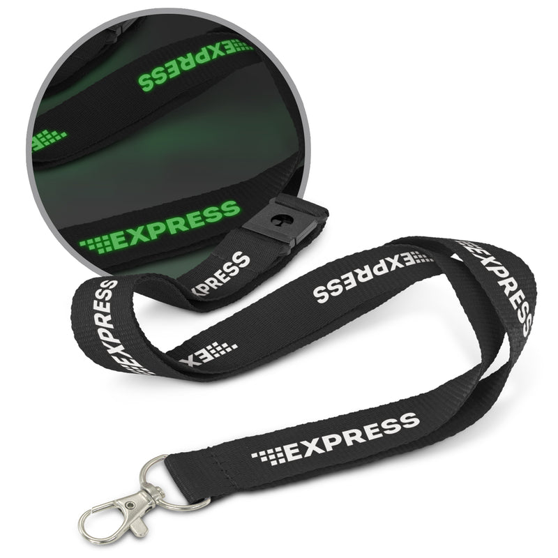 Trends 118533 Glow in the Dark Logo Lanyard – Feature