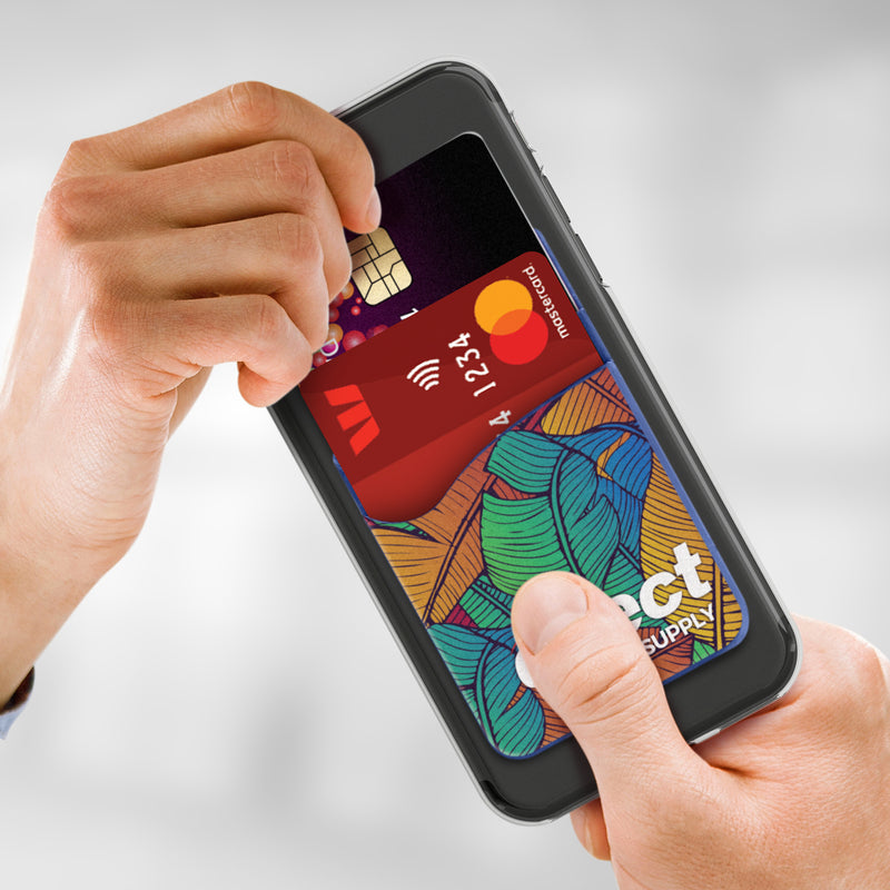 Trends 118674 Dual Silicone Phone Wallet - Full Colour – Feature