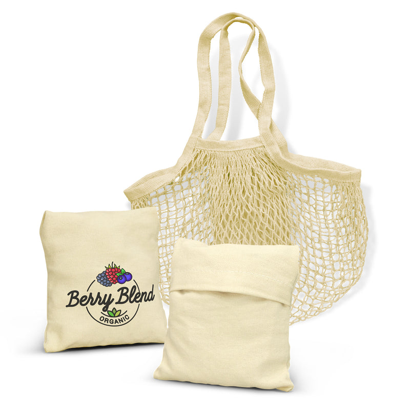 Trends 118944 Cotton Mesh Foldaway Tote Bag