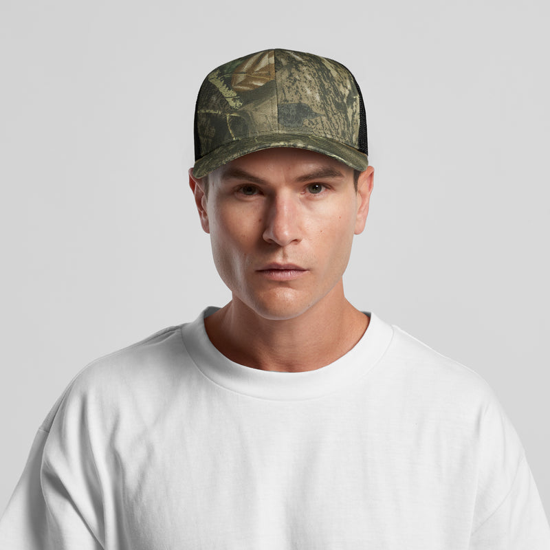 Mesh Contrast Camo Cap – Turn