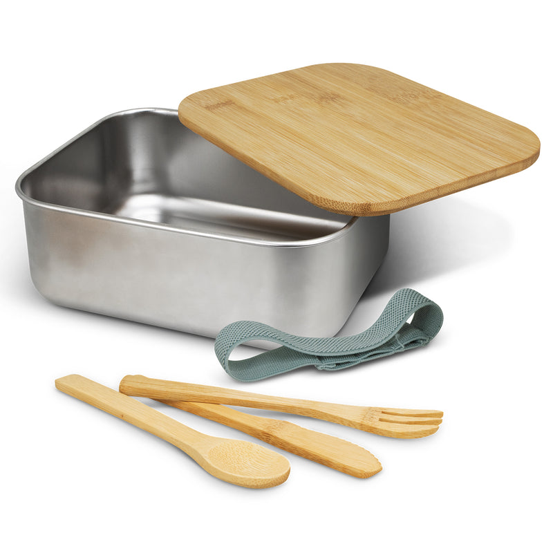Trends 120046 Stainless Steel Lunch Box with Cutlery – Internal