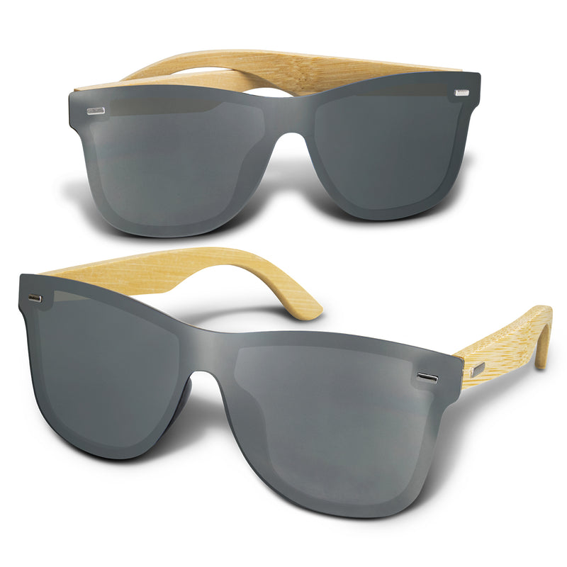 Trends 120343 Ryder Mirror Lens Sunglasses - Bamboo – Silver