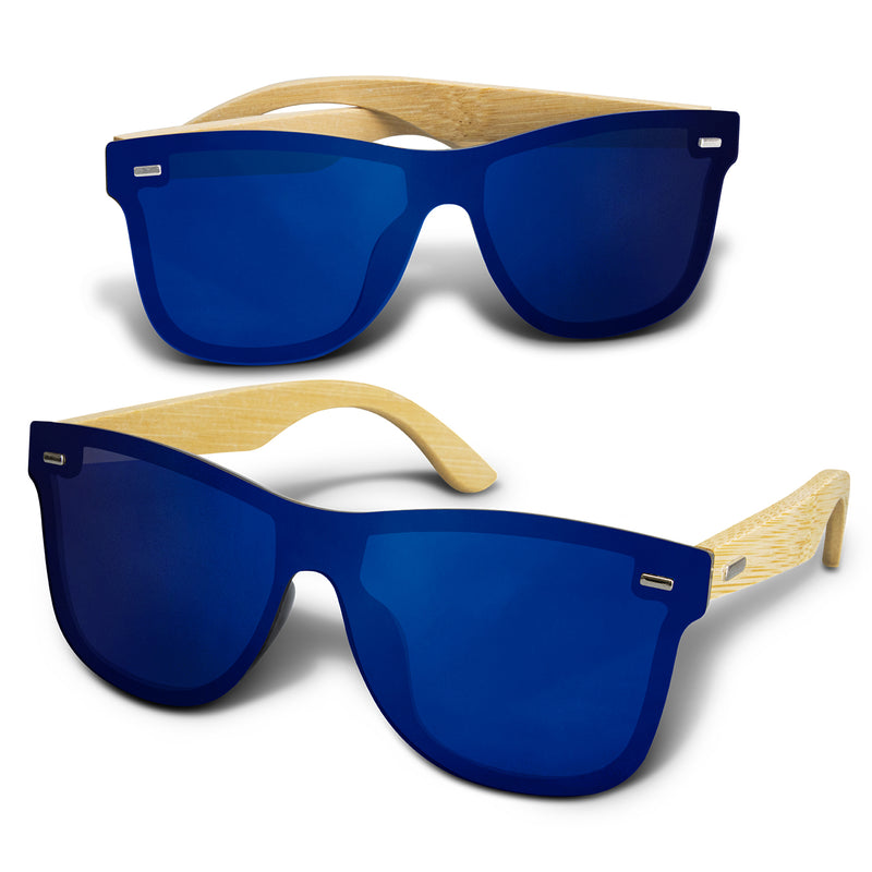 Trends 120343 Ryder Mirror Lens Sunglasses - Bamboo – Blue