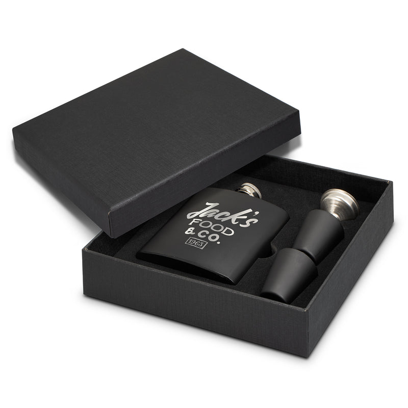 Trends 120421 Dalmore Hip Flask Gift Set