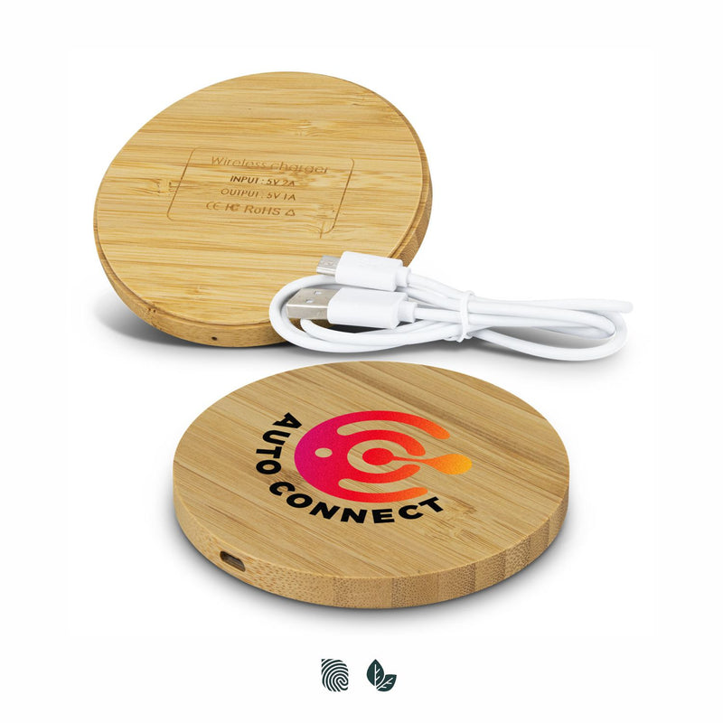 Trends 120613 Vita Bamboo Wireless Charger - Round – Impact Aware