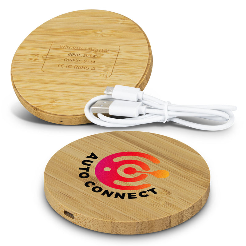 Trends 120613 Vita Bamboo Wireless Charger - Round