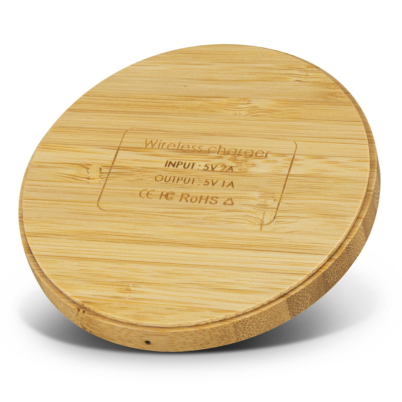 Trends 120613 Vita Bamboo Wireless Charger - Round – Bottom