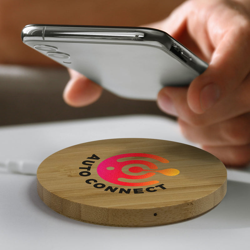Trends 120613 Vita Bamboo Wireless Charger - Round – Feature