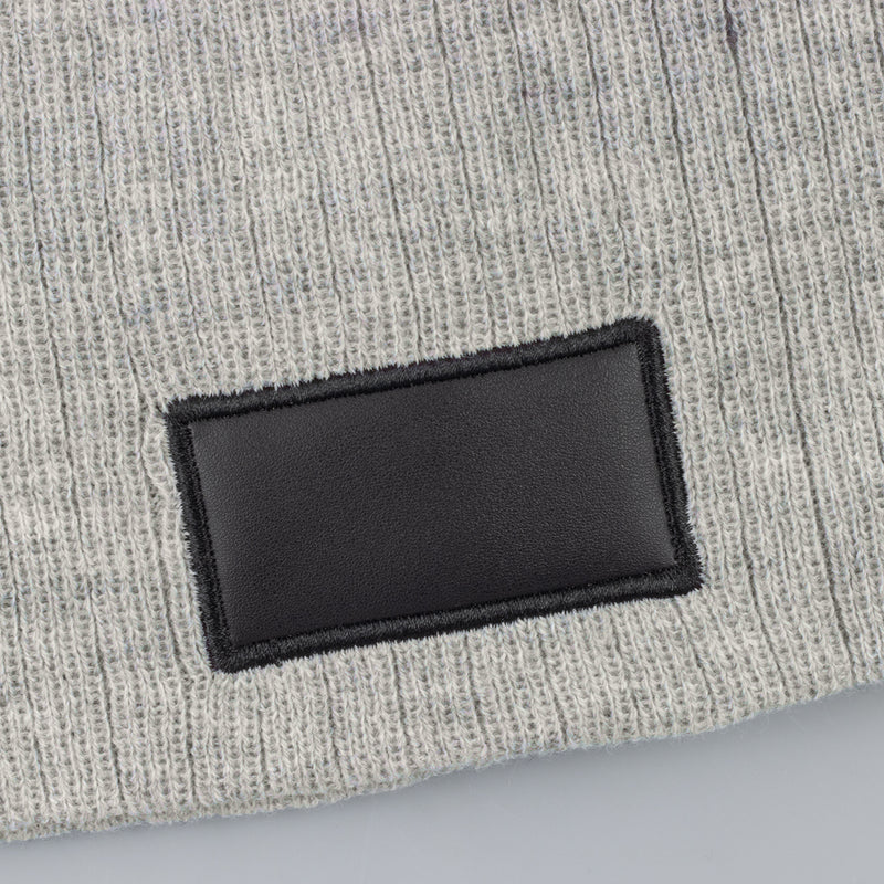 Trends 120950 Nebraska Heather Cable Knit Beanie With Patch – Detail