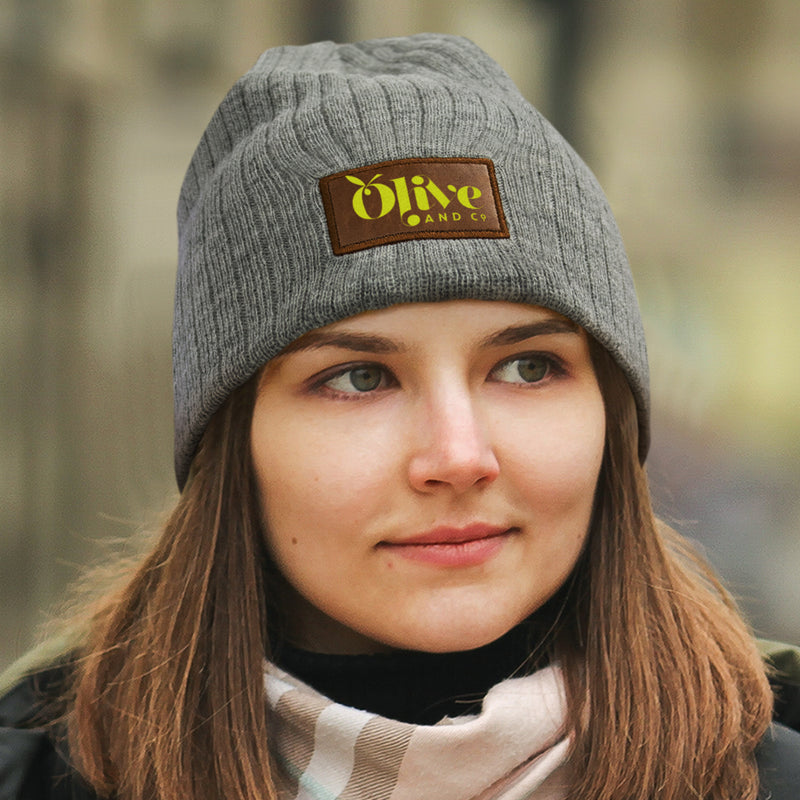 Trends 120950 Nebraska Heather Cable Knit Beanie With Patch – Feature