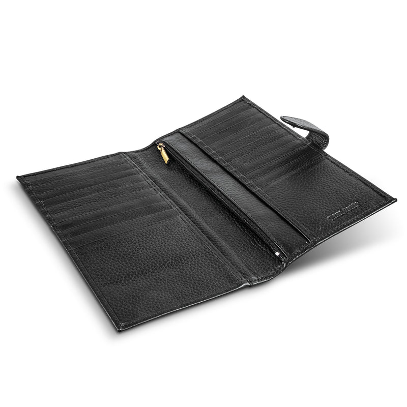 Trends 121122 Pierre Cardin Leather Passport Wallet – Open