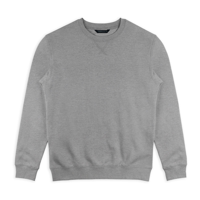 Trends 121132 TRENDSWEAR Classic Unisex Sweatshirt – Heather Grey