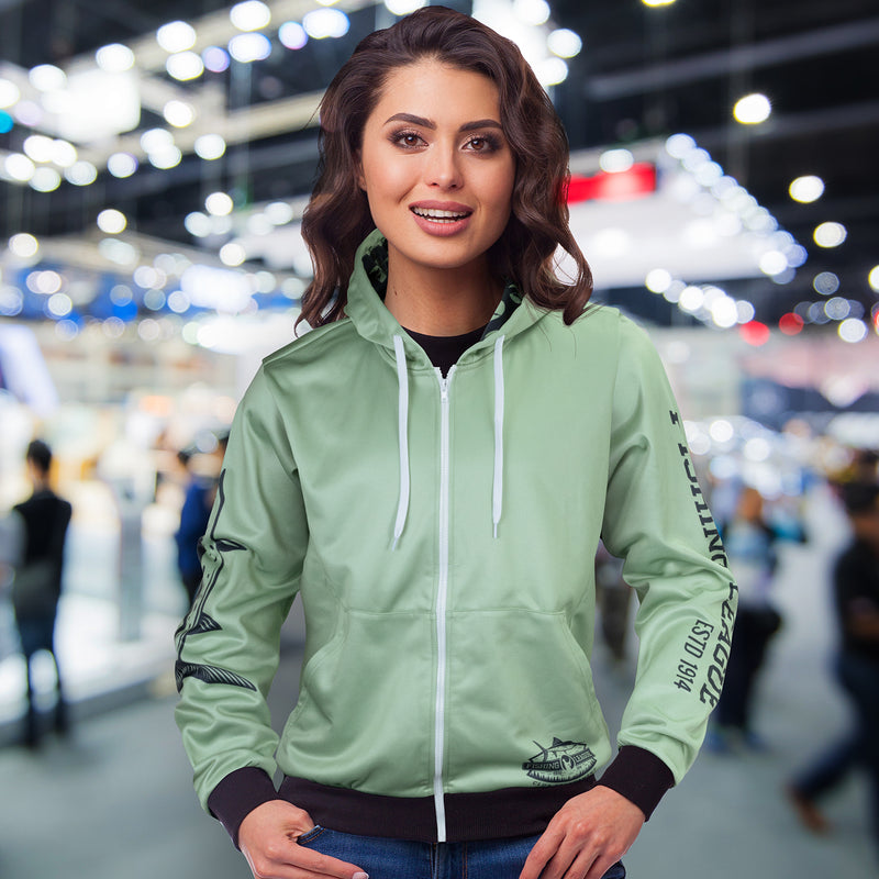 Trends 121185 Custom Womens Sports Zipped Hoodie – Feature